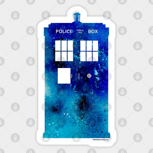 TARDIS Art Print - Doctor Who Sticker by TARDISRepairman